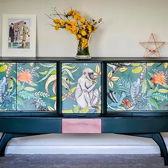 Commission- 1950's Vintage Cocktail Cabinet (3)