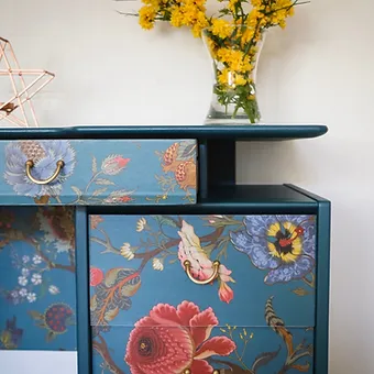 Commission- Vintage GPlan Dressing Table:Desk (2)